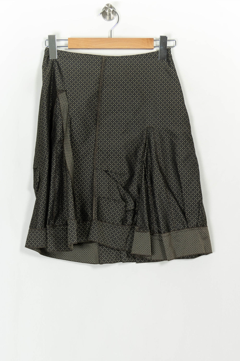Jupe Courte Noire et Beige - Taille S/36 de la marque One Step | PARAD116813 - Vendu par Paradigme - Image 2