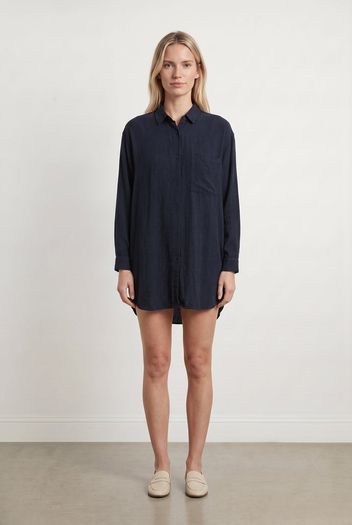 Chemise Bleue - Taille XS/34 de la marque American Vintage | PARAD116822 - Vendu par Paradigme - Image 1