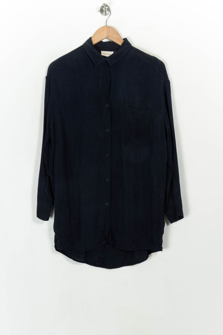 Chemise Bleue - Taille XS/34 de la marque American Vintage | PARAD116822 - Vendu par Paradigme - Image 2