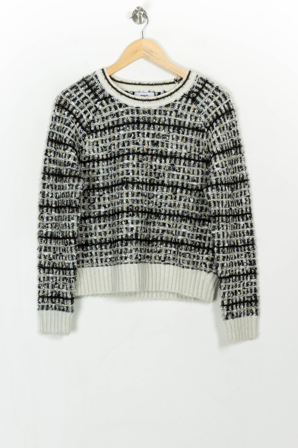 Pull Noir et Blanc - Taille S/36 de la marque Suncoo | PARAD116832 - Vendu par Paradigme - Image 2