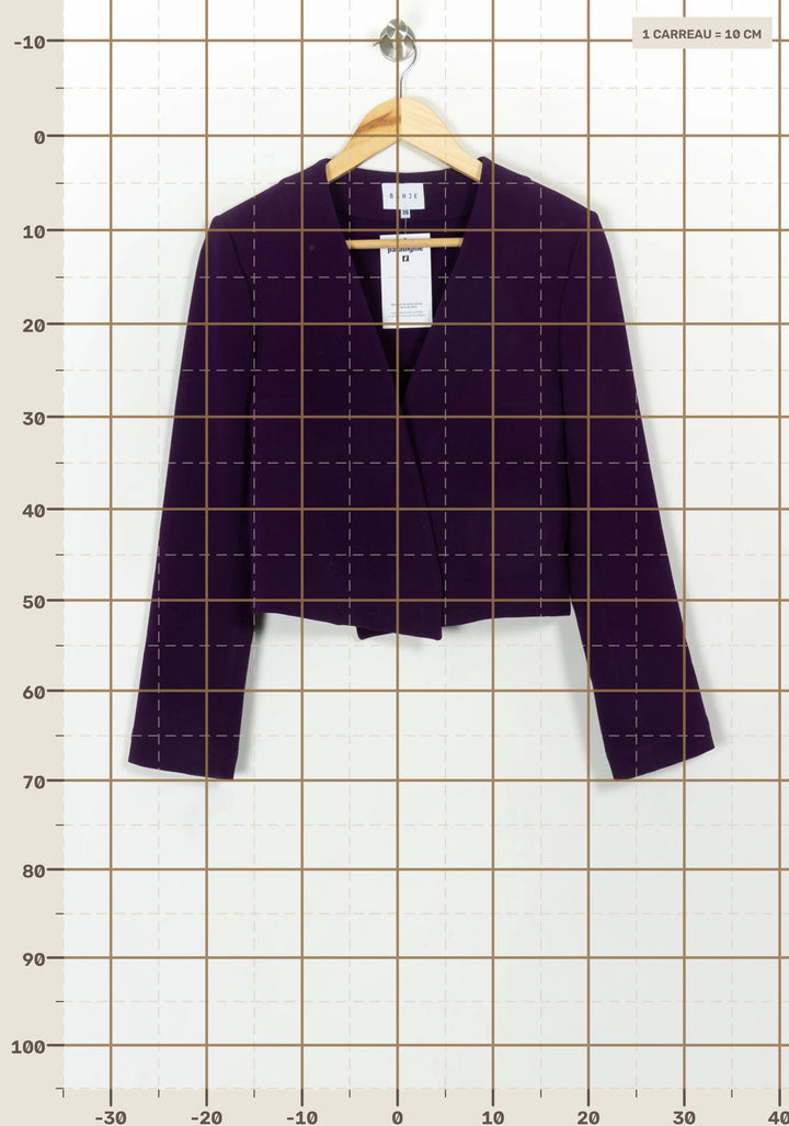 Veste Violette - Taille S/36 de la marque Barje | PARAD116835 - Vendu par Paradigme - Image 4