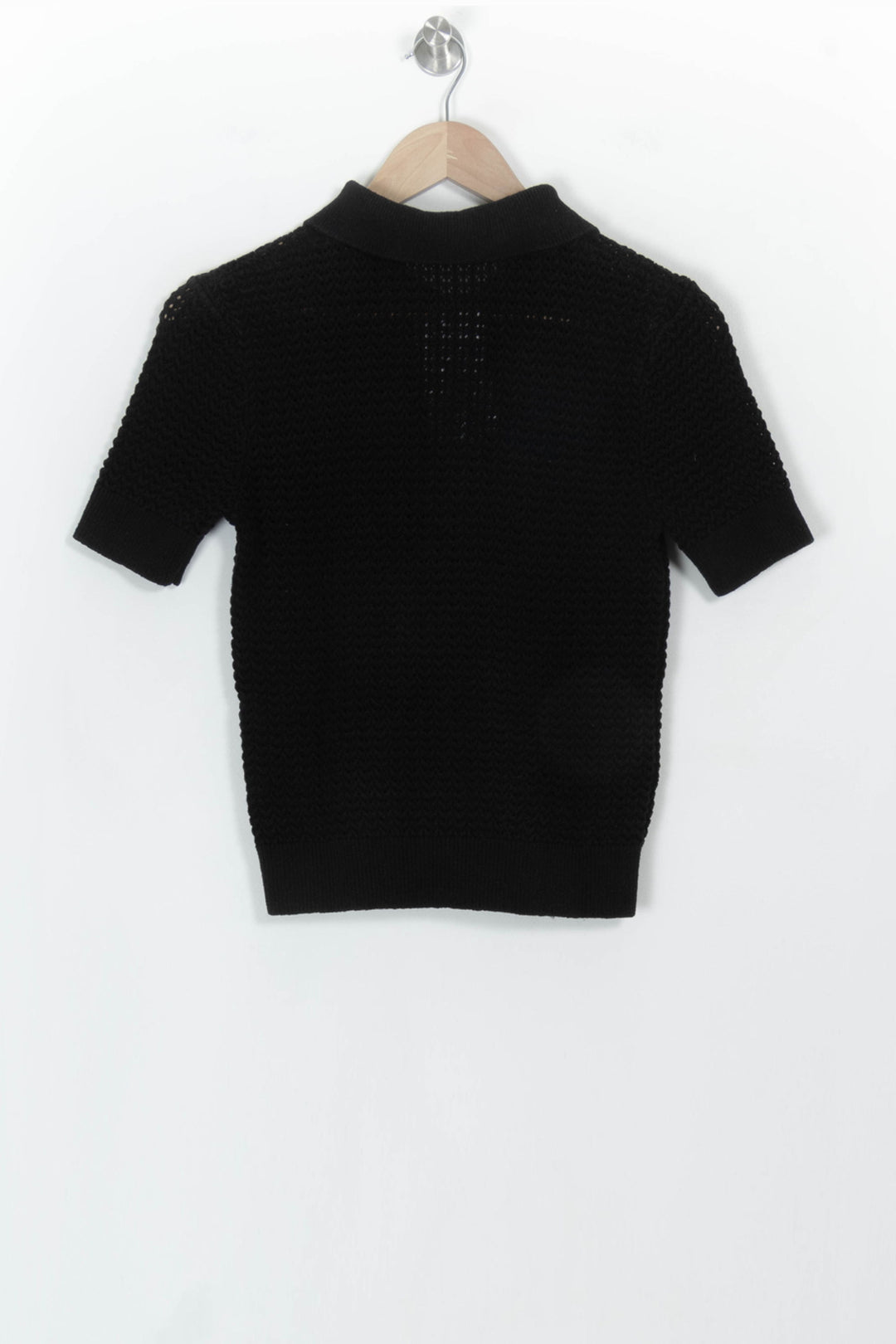 Polo Noir - Taille M/38 de la marque Comptoir des Cotonniers | PARAD116836 - Vendu par Paradigme - Image 5