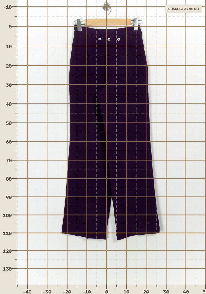 Pantalon Violet - Taille S/36 de la marque Barje | PARAD116837 - Vendu par Paradigme - Image 4