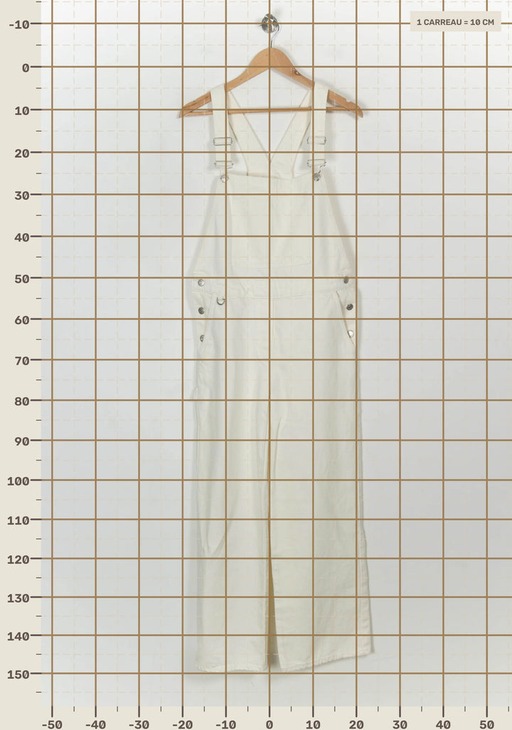 Salopette Blanche - Taille M/38 de la marque Claudie Pierlot | PARAD116838 - Vendu par Paradigme - Image 4
