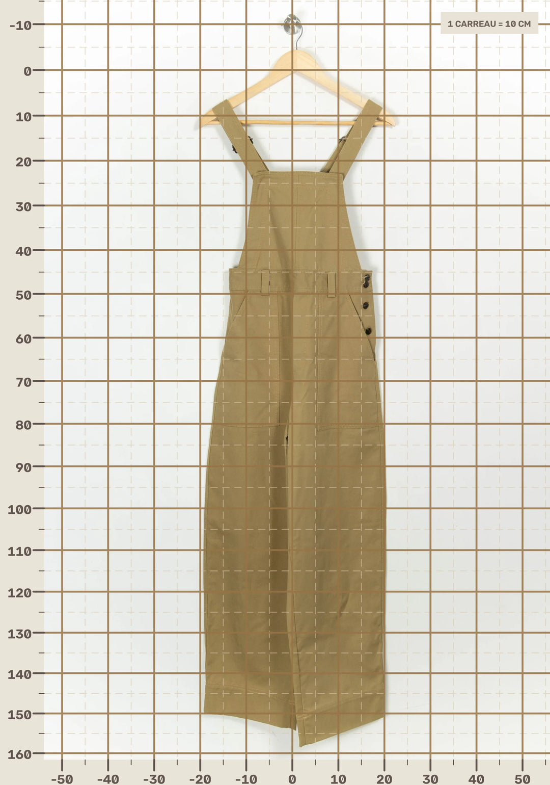 Salopette Beige - Taille S/36 de la marque Soeur | PARAD116839 - Vendu par Paradigme - Image 4