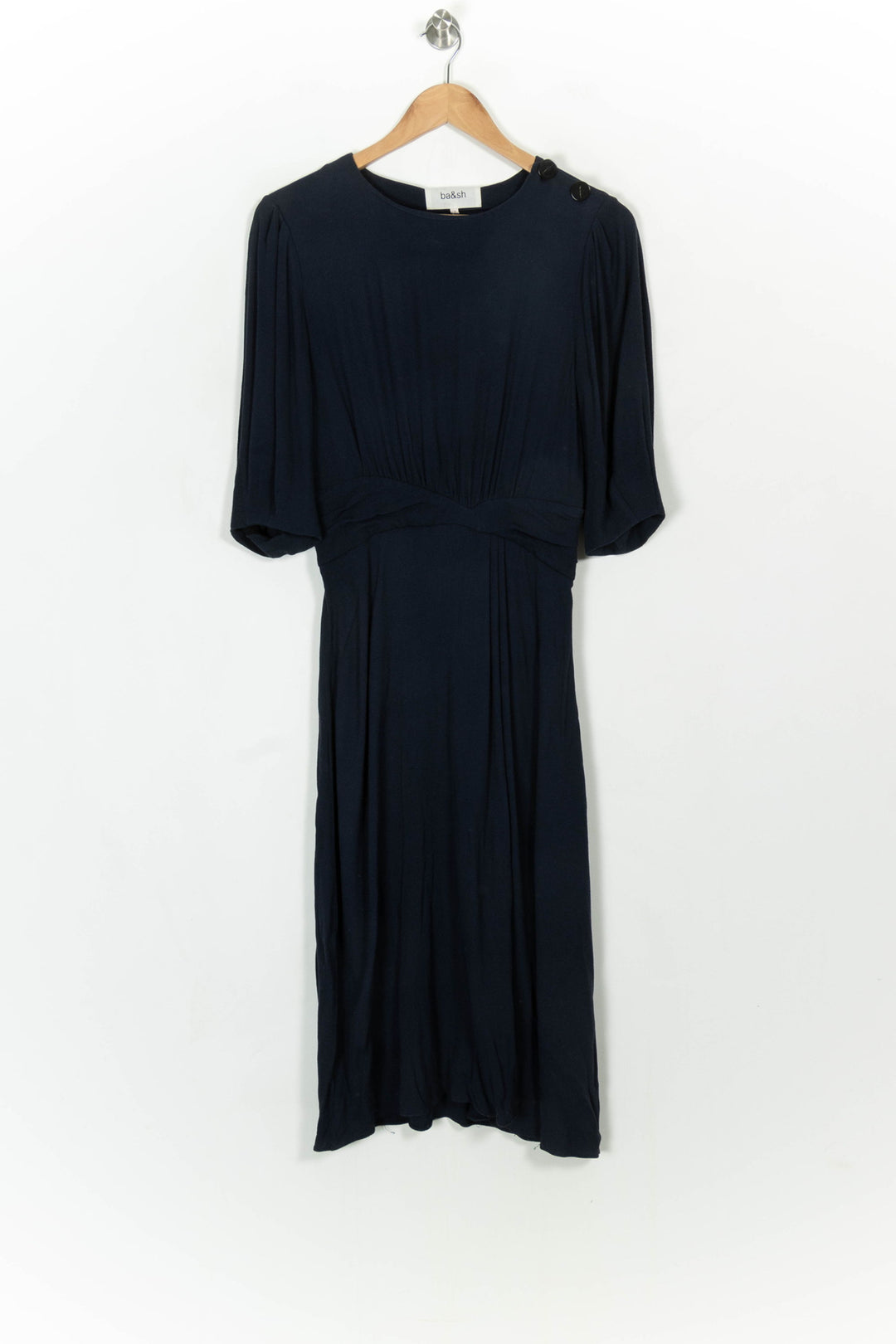 Robe Longue Bleue - Taille S/36 de la marque ba&amp;sh | PARAD116841 - Vendu par Paradigme - Image 2