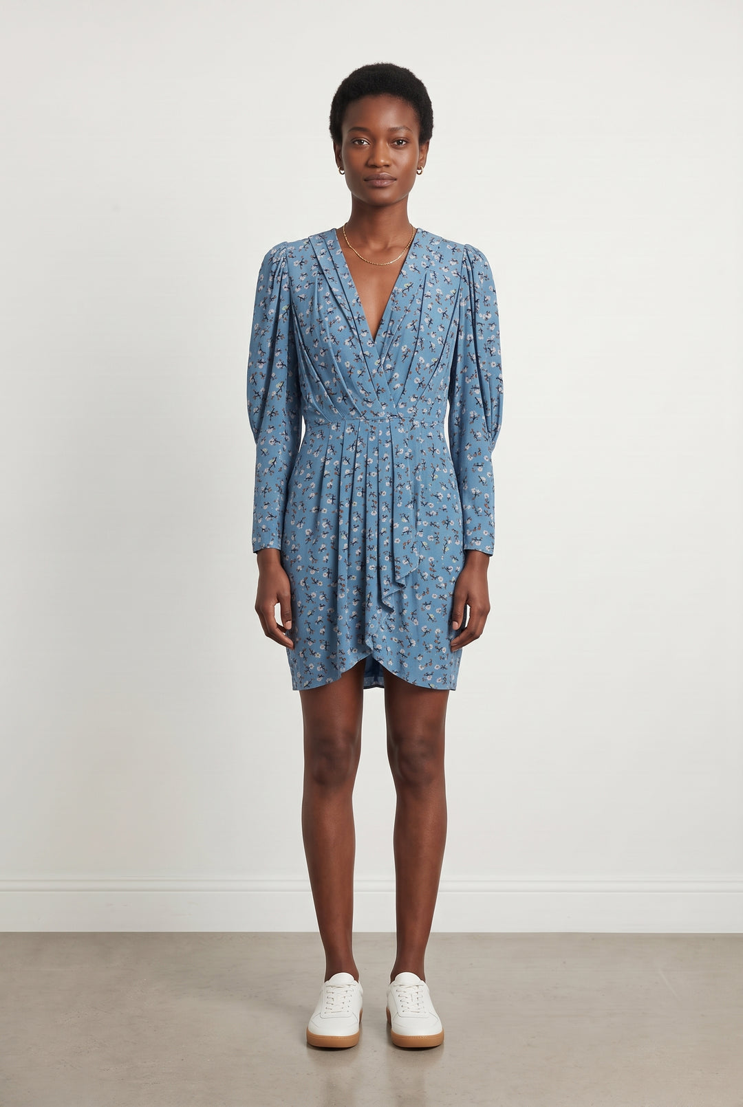 Robe Portefeuille Bleue - Taille S/36 de la marque Essentiel Antwerp | PARAD116847 - Vendu par Paradigme - Image 1