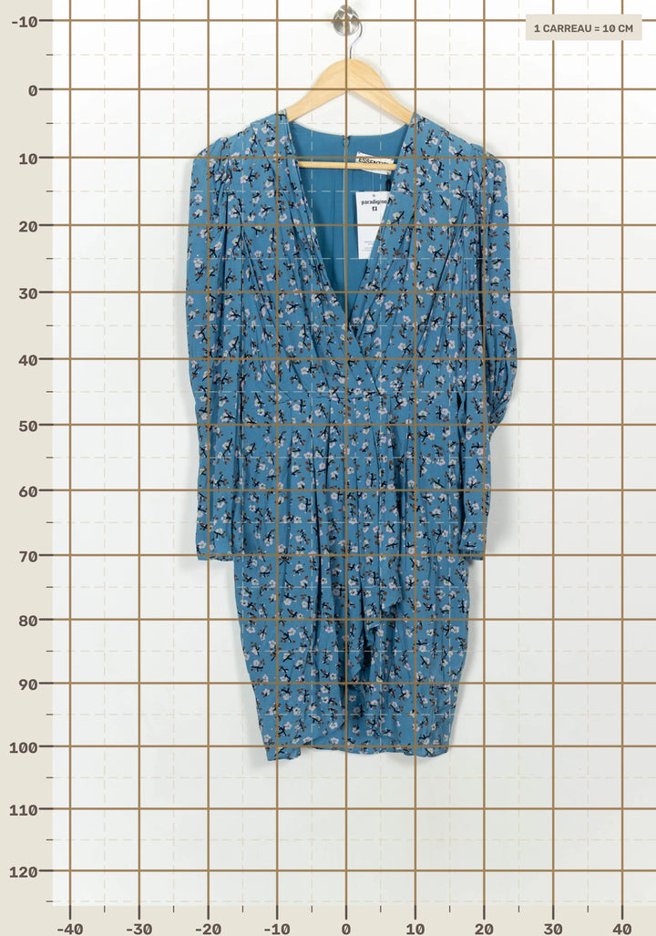 Robe Portefeuille Bleue - Taille S/36 de la marque Essentiel Antwerp | PARAD116847 - Vendu par Paradigme - Image 4