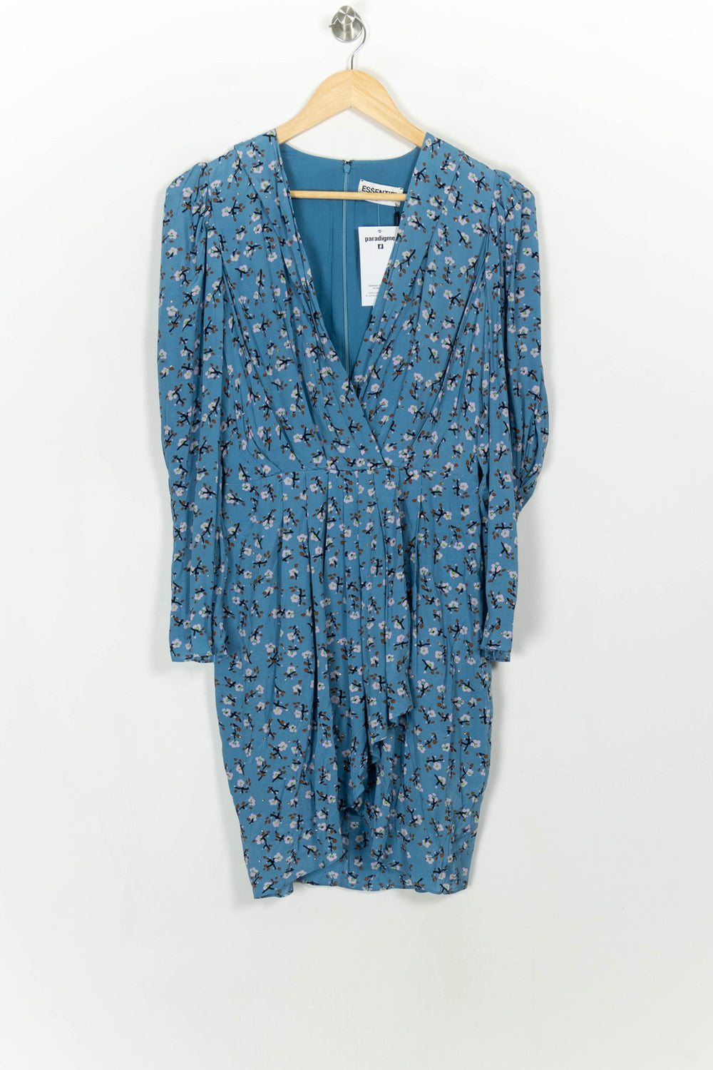 Robe Portefeuille Bleue - Taille S/36 de la marque Essentiel Antwerp | PARAD116847 - Vendu par Paradigme - Image 2