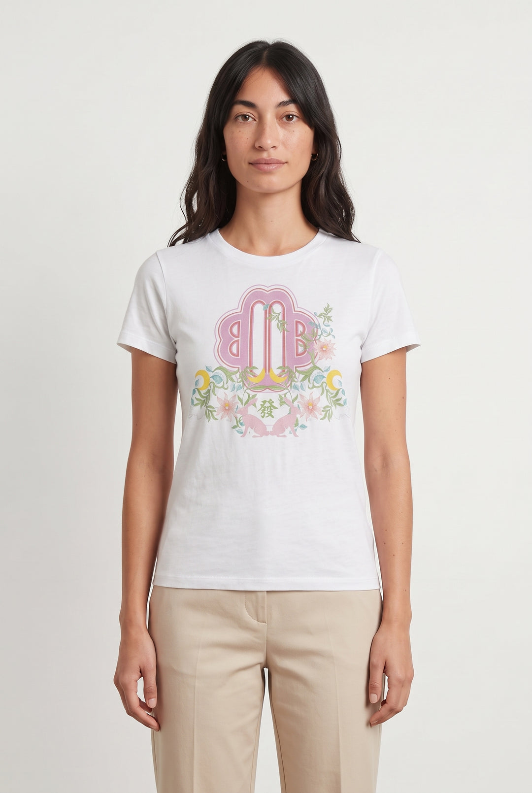 Tee-shirt Blanc - Taille S/36 de la marque Maje | PARAD116851 - Vendu par Paradigme - Image 1