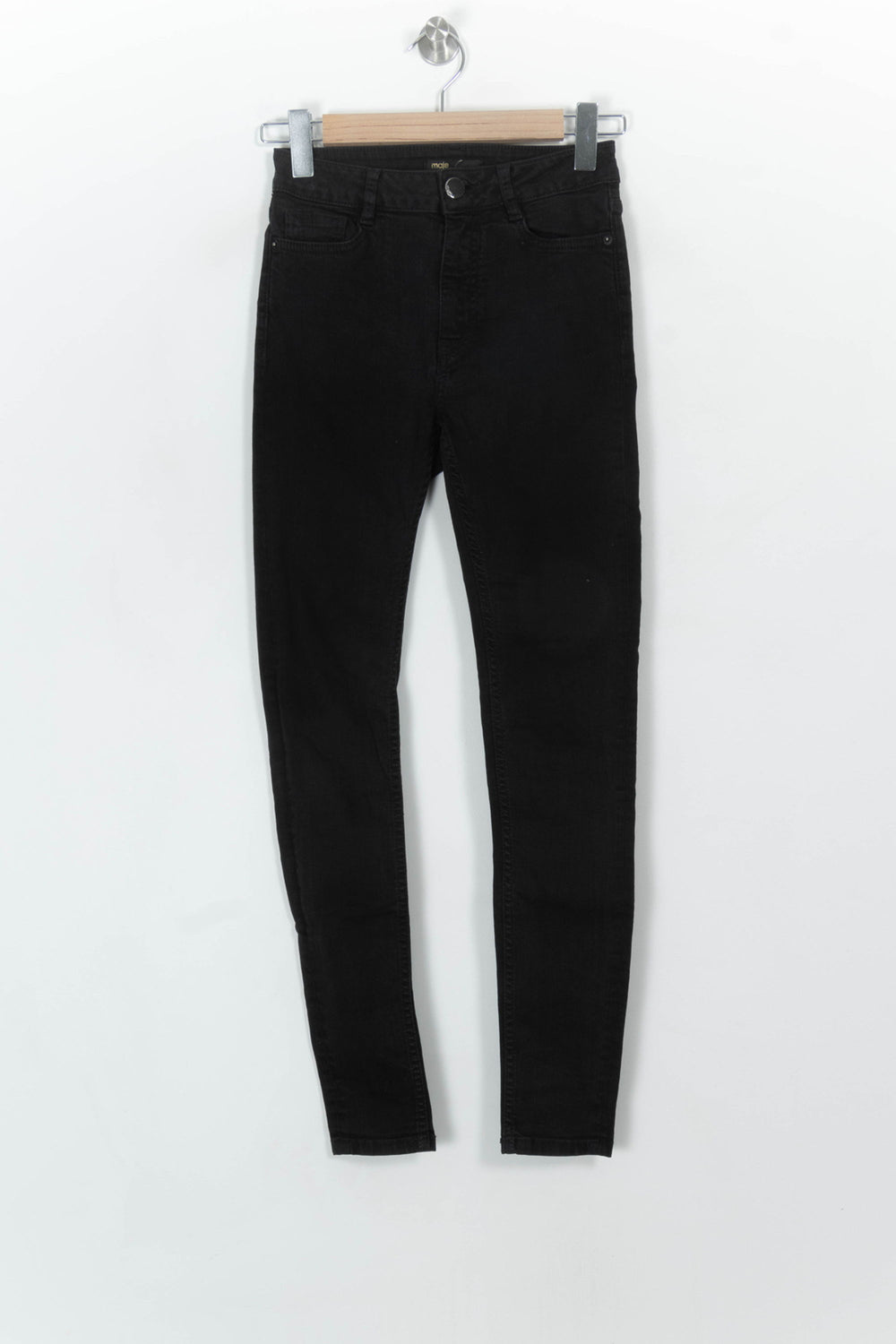 Jean Skinny Noir - Taille S/36 de la marque Maje | PARAD116854 - Vendu par Paradigme - Image 2