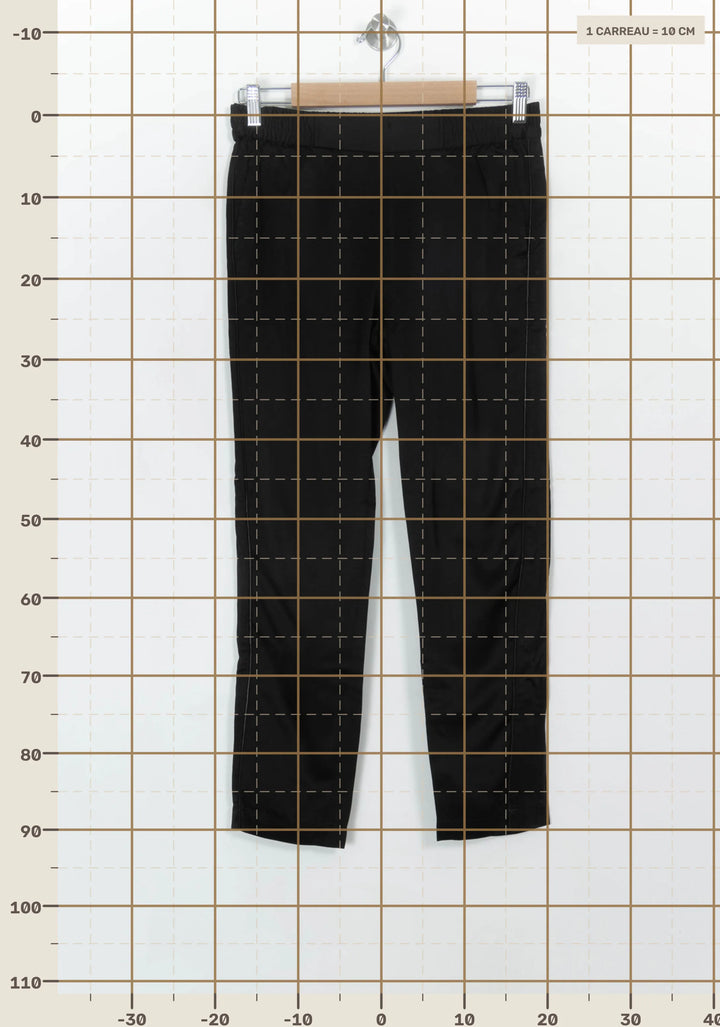 Pantalon Carotte Noir - Taille S/36 de la marque The Kooples | PARAD116856 - Vendu par Paradigme - Image 4