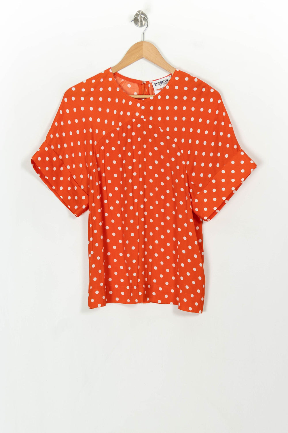 Blouse Orange et Blanche - Taille M/38 de la marque Essentiel Antwerp | PARAD116858 - Vendu par Paradigme - Image 2