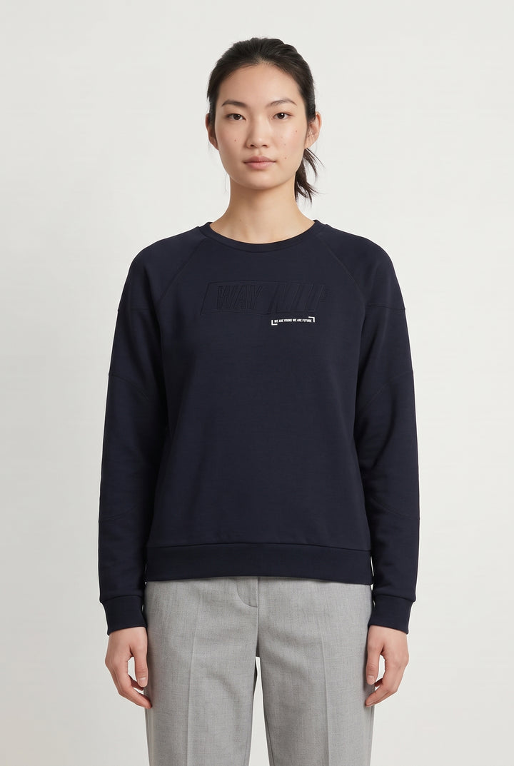 Sweat Bleu - Taille M/38 de la marque IKKS | PARAD116860 - Vendu par Paradigme - Image 1
