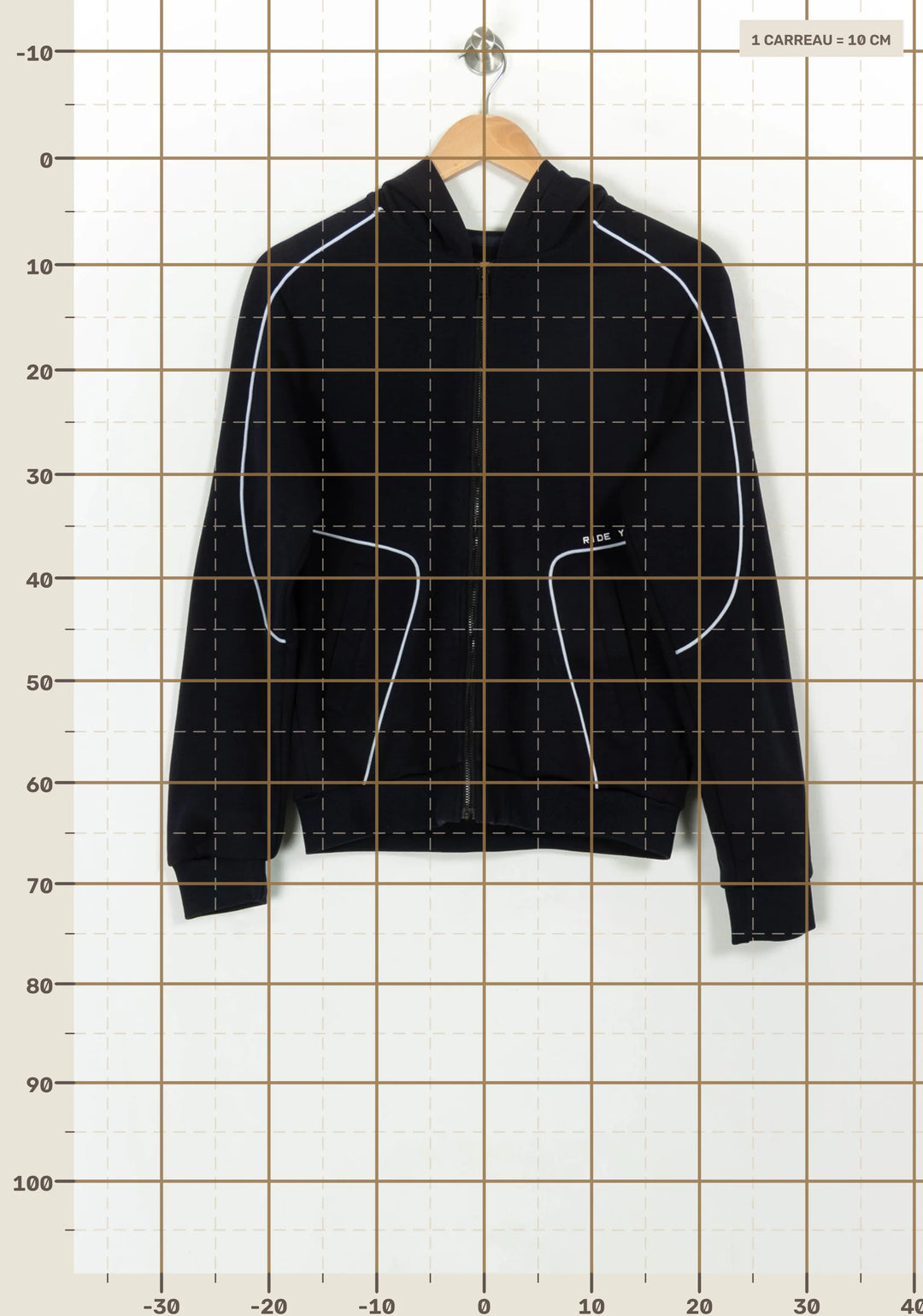 Sweat Zippé Bleu - Taille M/38 de la marque IKKS | PARAD116861 - Vendu par Paradigme - Image 4