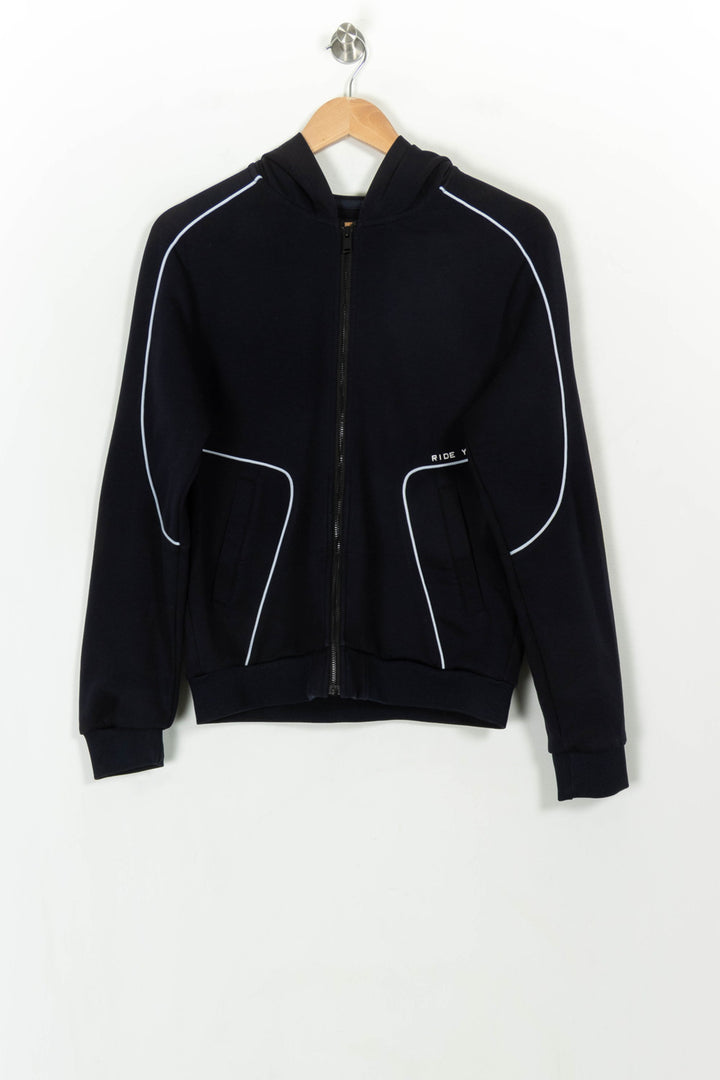 Sweat Zippé Bleu - Taille M/38 de la marque IKKS | PARAD116861 - Vendu par Paradigme - Image 2