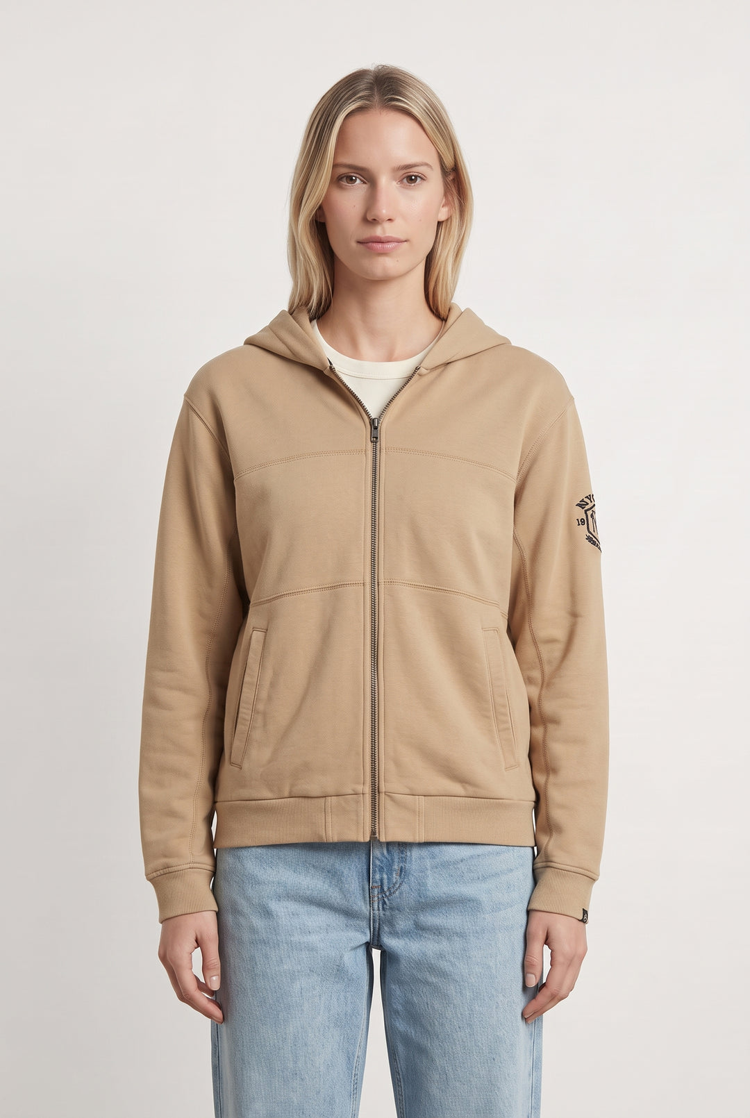 Sweat à Capuche Beige - Taille M/38 de la marque IKKS | PARAD116863 - Vendu par Paradigme - Image 1