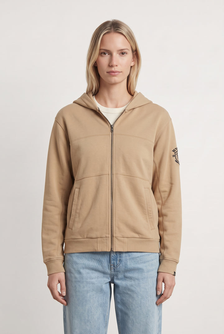 Sweat à Capuche Beige - Taille M/38 de la marque IKKS | PARAD116863 - Vendu par Paradigme - Image 1