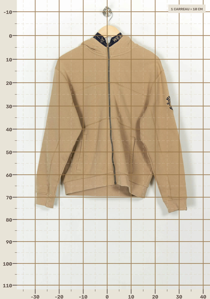 Sweat à Capuche Beige - Taille M/38 de la marque IKKS | PARAD116863 - Vendu par Paradigme - Image 4