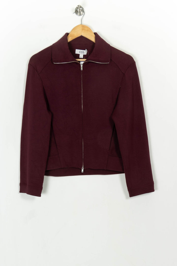 Blouson Bordeaux - Taille S/36 de la marque COS | PARAD116865 - Vendu par Paradigme - Image 2