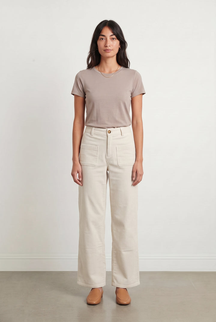 Pantalon Beige - Taille S/36 de la marque IKKS | PARAD116866 - Vendu par Paradigme - Image 1