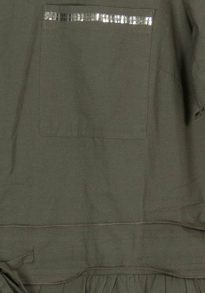 Robe Chemise Verte - Taille M/38 de la marque One Step | PARAD116869 - Vendu par Paradigme - Image 3