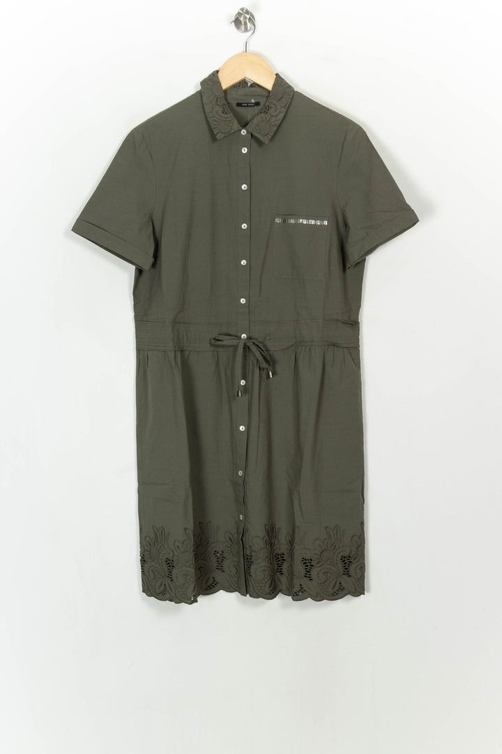 Robe Chemise Verte - Taille M/38 de la marque One Step | PARAD116869 - Vendu par Paradigme - Image 2