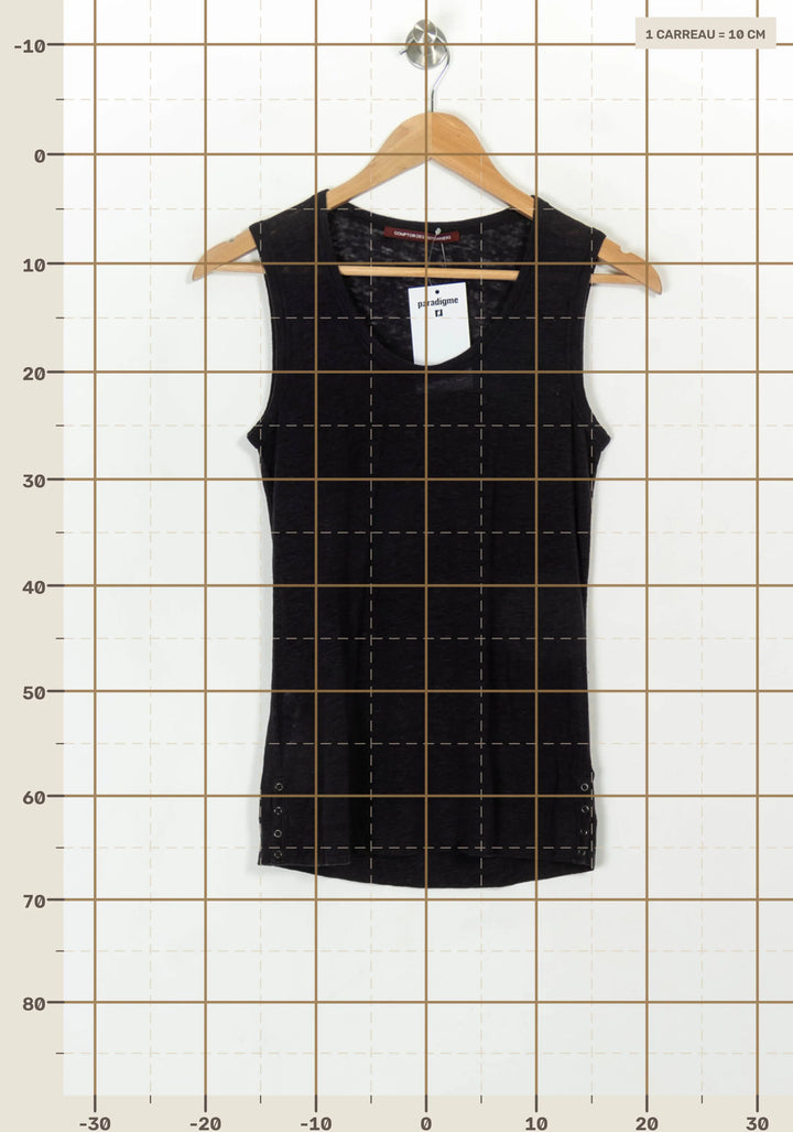Débardeur Noir - Taille S/36 de la marque Comptoir des Cotonniers | PARAD116873 - Vendu par Paradigme - Image 4