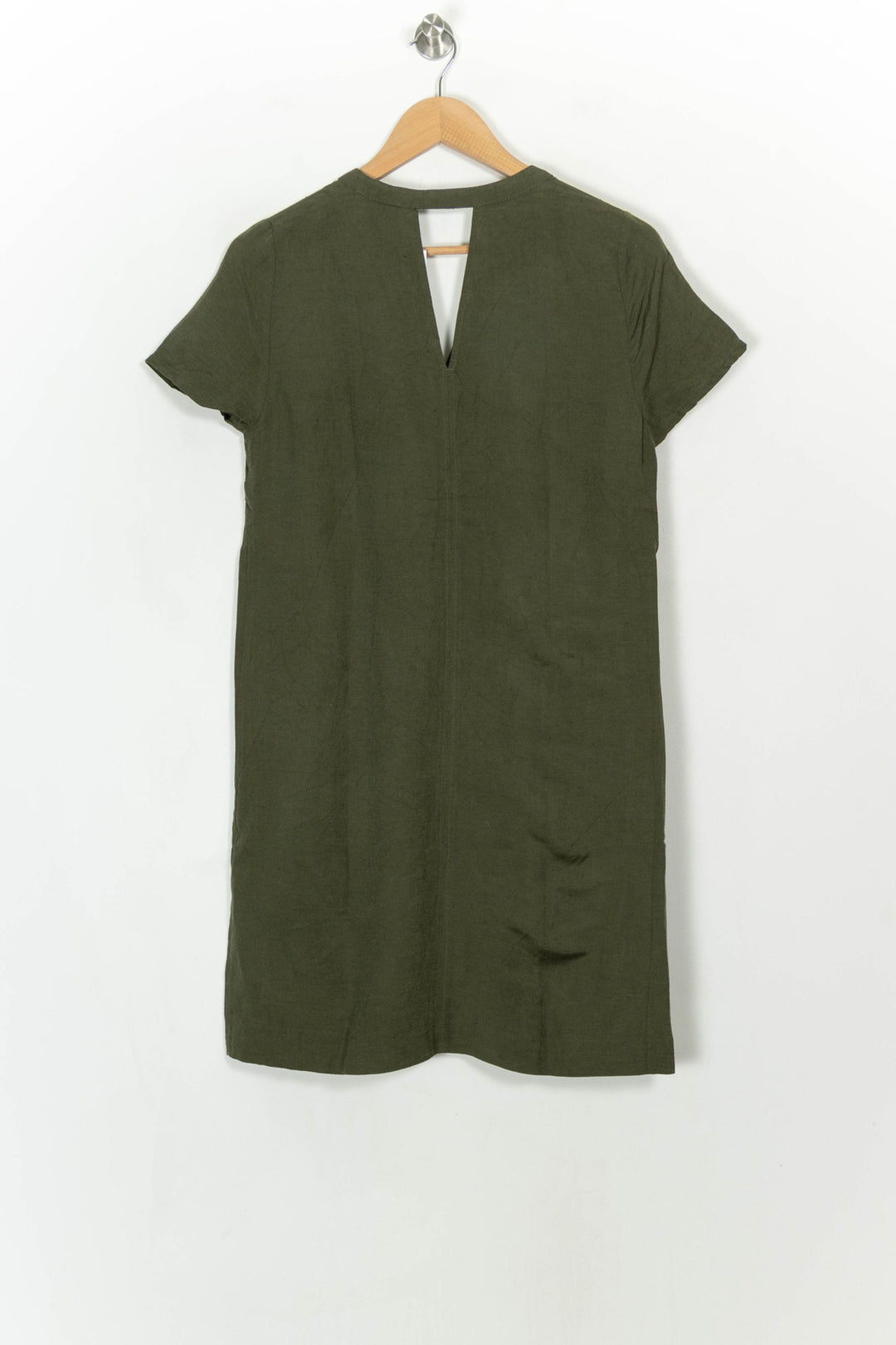 Robe Chemise Verte - Taille M/38 de la marque Caroll | PARAD116875 - Vendu par Paradigme - Image 5