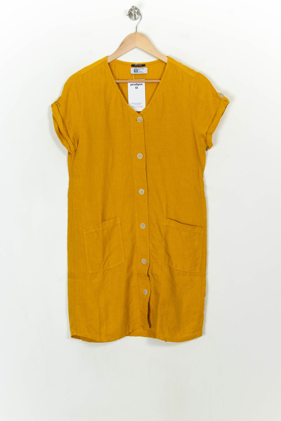 Robe Chemise Orange - Taille M/38 de la marque One Step | PARAD116878 - Vendu par Paradigme - Image 2