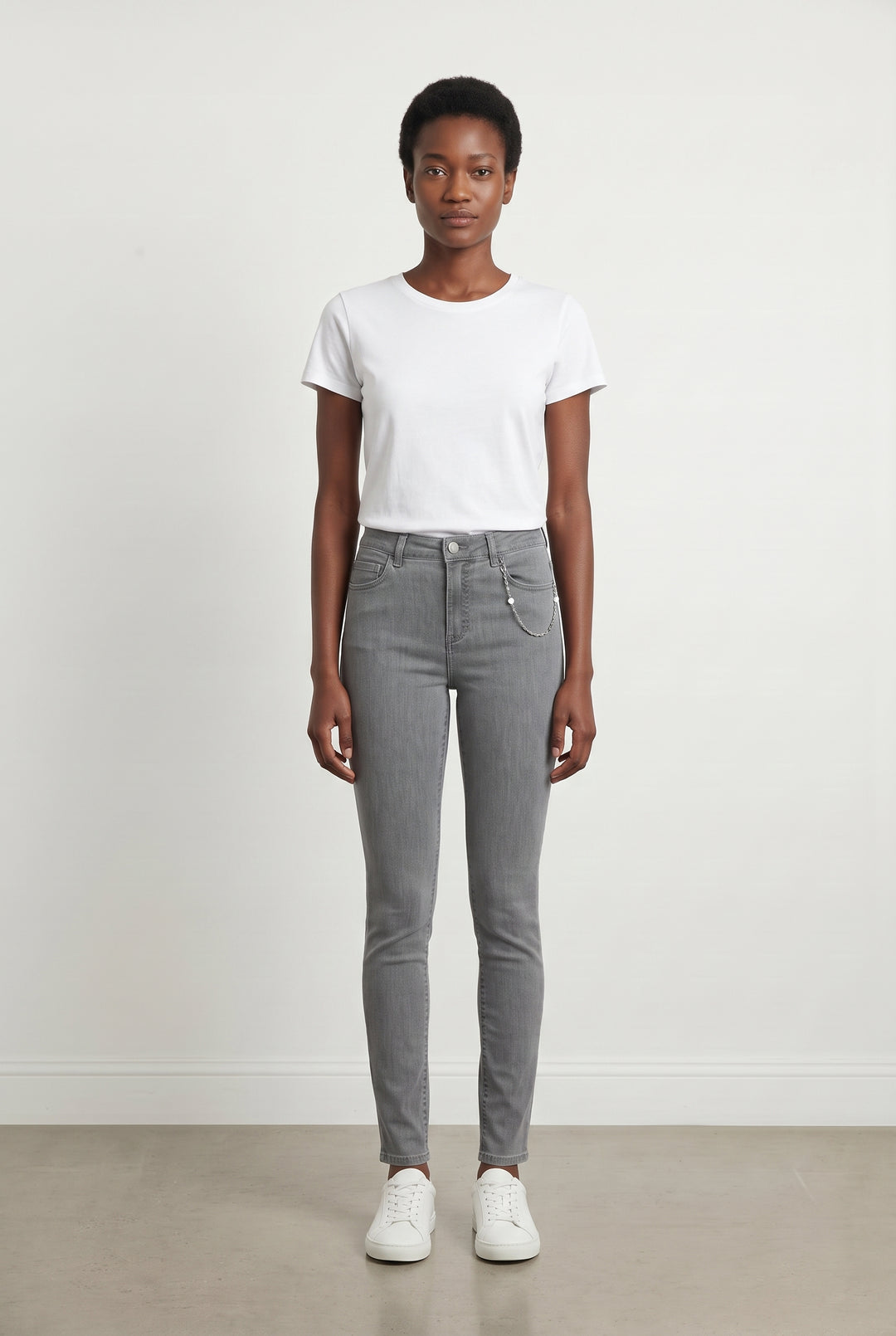 Jean Gris - Taille S/36 de la marque I.Code | PARAD116880 - Vendu par Paradigme - Image 1