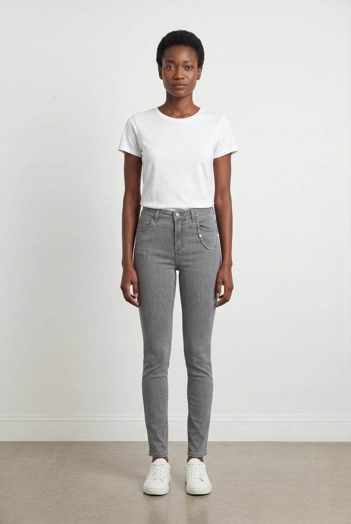 Jean Gris - Taille S/36 de la marque I.Code | PARAD116880 - Vendu par Paradigme - Image 1