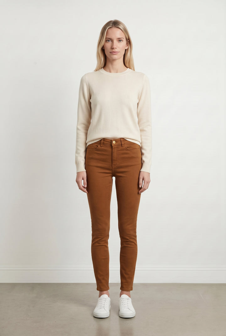 Jean Marron - Taille S/36 de la marque One Step | PARAD116881 - Vendu par Paradigme - Image 1
