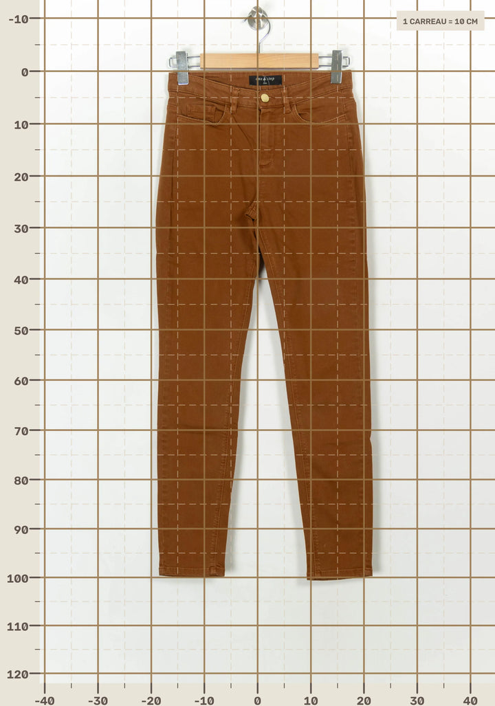Jean Marron - Taille S/36 de la marque One Step | PARAD116881 - Vendu par Paradigme - Image 4