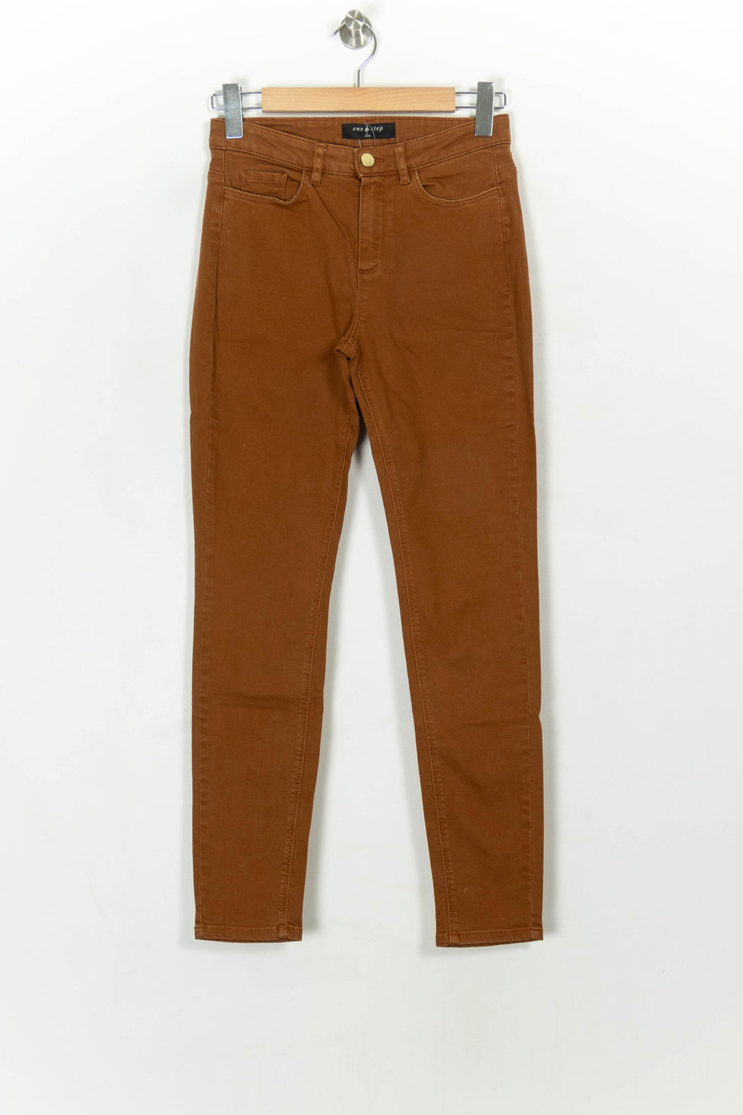 Jean Marron - Taille S/36 de la marque One Step | PARAD116881 - Vendu par Paradigme - Image 2