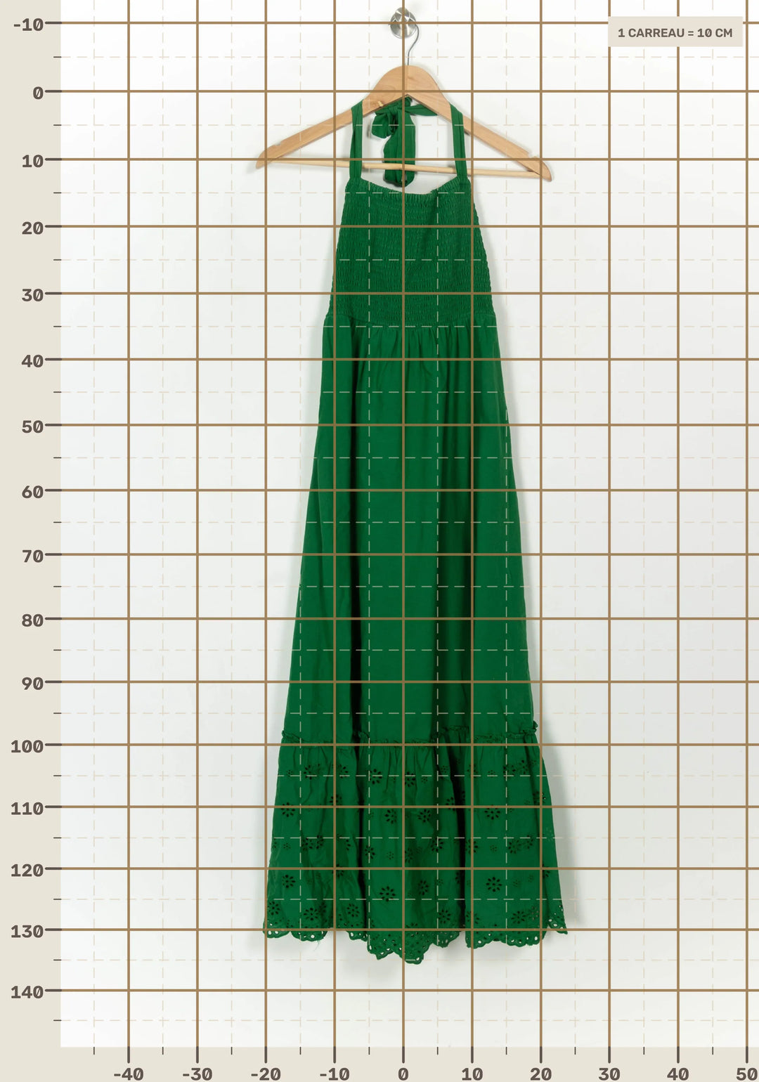 Robe Longue Verte - Taille XS/34 de la marque IKKS | PARAD116891 - Vendu par Paradigme - Image 4