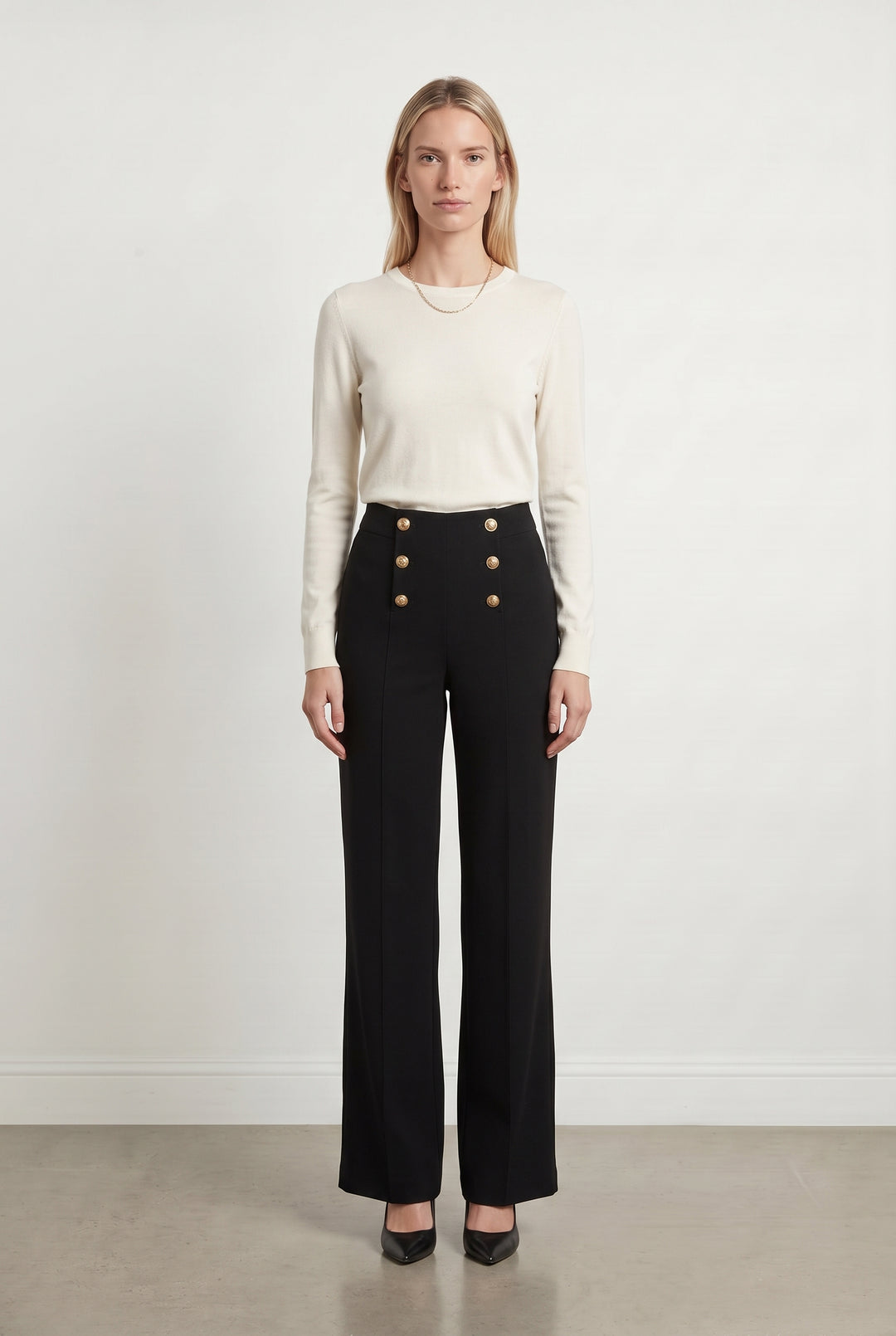 Pantalon Noir - Taille S/36 de la marque Sézane | PARAD116893 - Vendu par Paradigme - Image 1