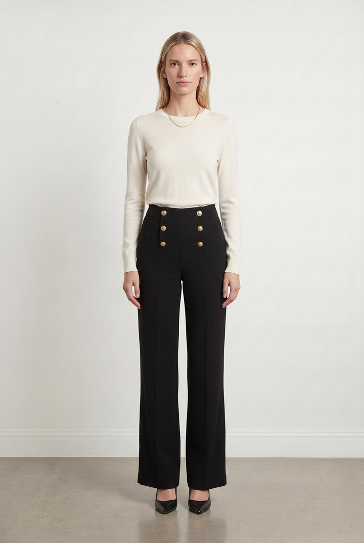 Pantalon Noir - Taille S/36 de la marque Sézane | PARAD116893 - Vendu par Paradigme - Image 1