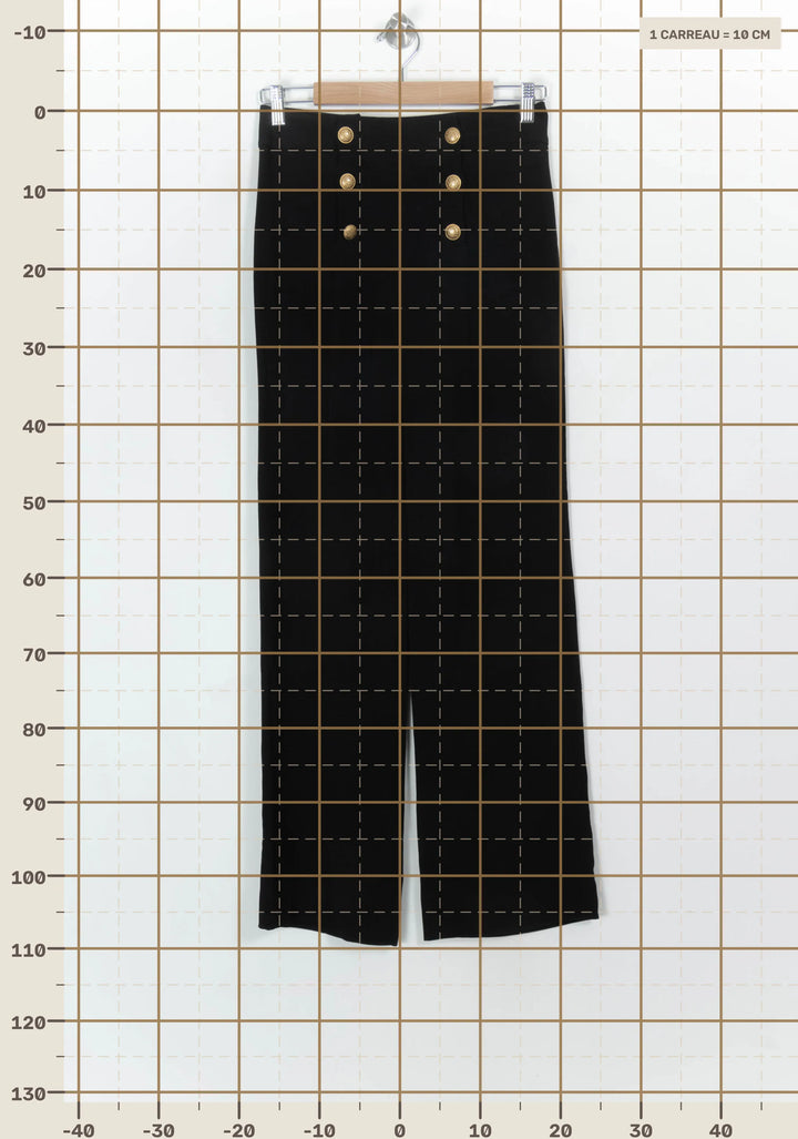 Pantalon Noir - Taille S/36 de la marque Sézane | PARAD116893 - Vendu par Paradigme - Image 4