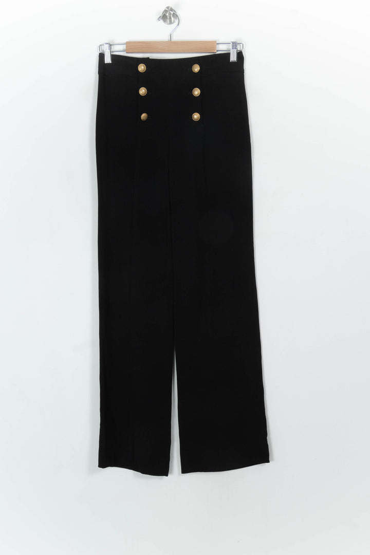 Pantalon Noir - Taille S/36 de la marque Sézane | PARAD116893 - Vendu par Paradigme - Image 2
