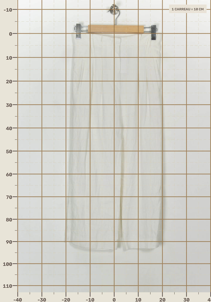 Pantalon Large Beige - Taille XS/34 de la marque Sézane | PARAD116897 - Vendu par Paradigme - Image 4