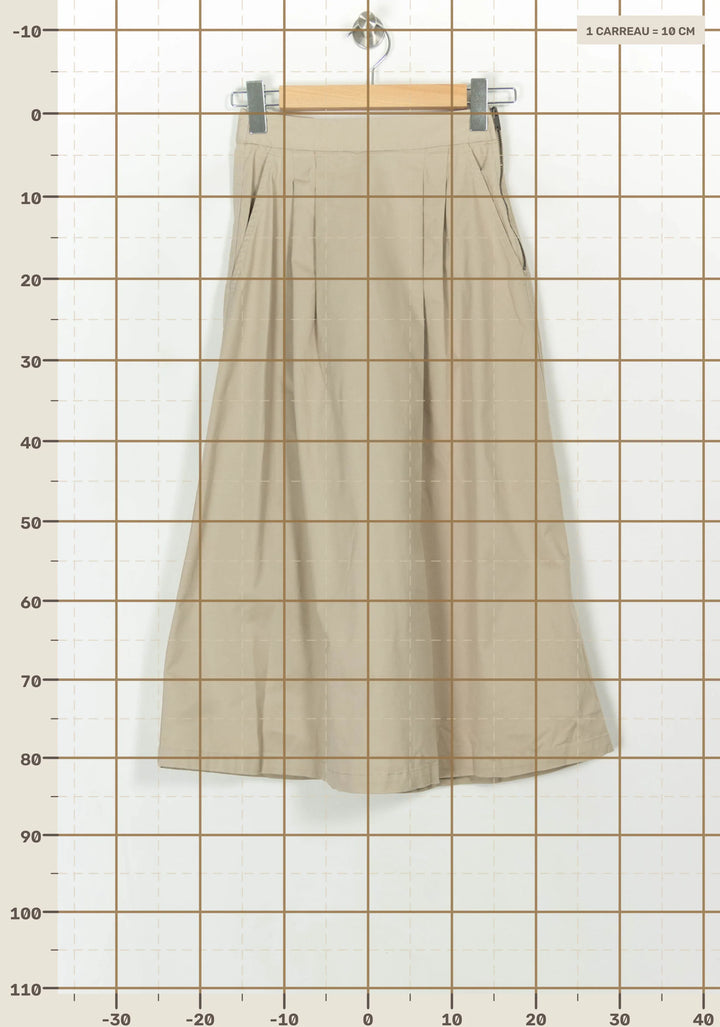 Jupe Longue Beige - Taille XS/34 de la marque IKKS | PARAD116898 - Vendu par Paradigme - Image 4