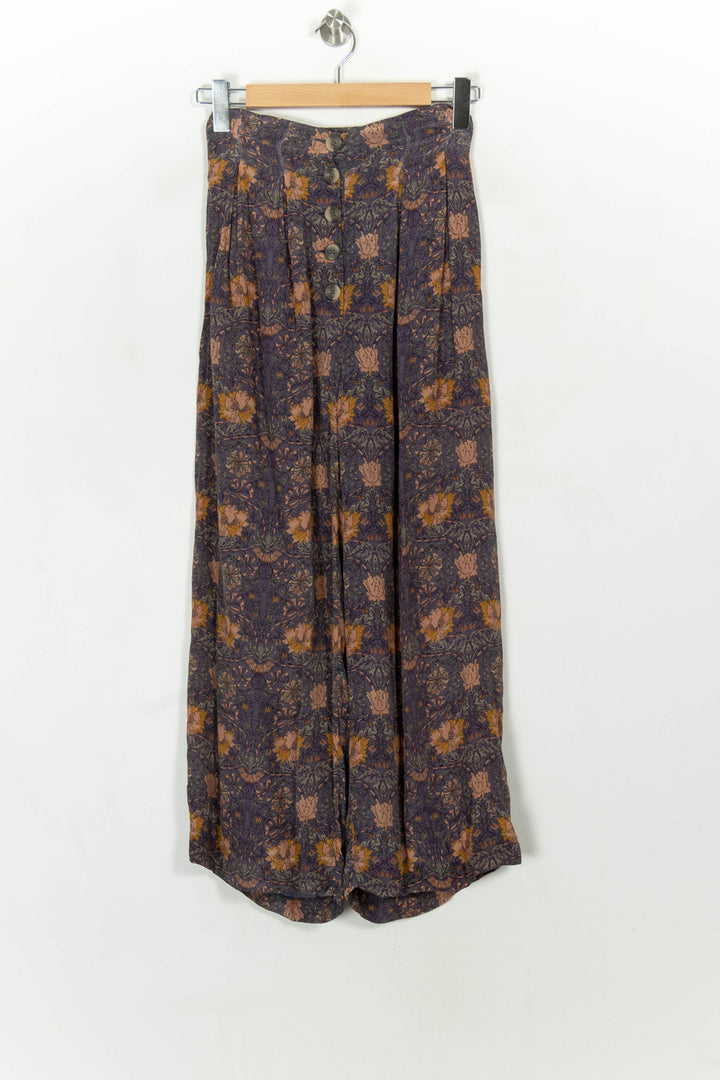 Pantalon Large Violet et Orange - Taille XS/34 de la marque Louise Misha | PARAD116900 - Vendu par Paradigme - Image 2