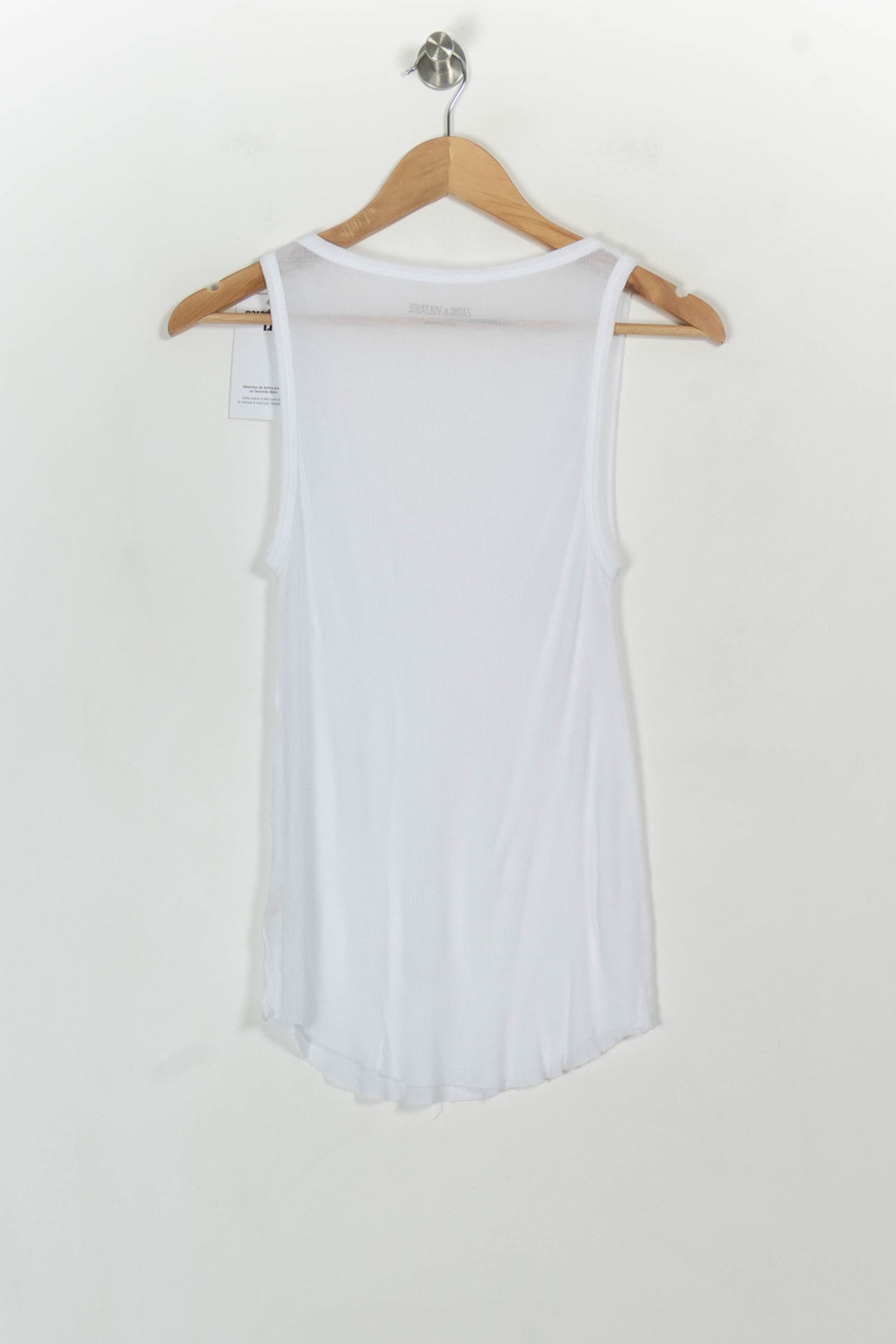 Débardeur Blanc - Taille L/40 de la marque Zadig&amp;Voltaire | PARAD116903 - Vendu par Paradigme - Image 5