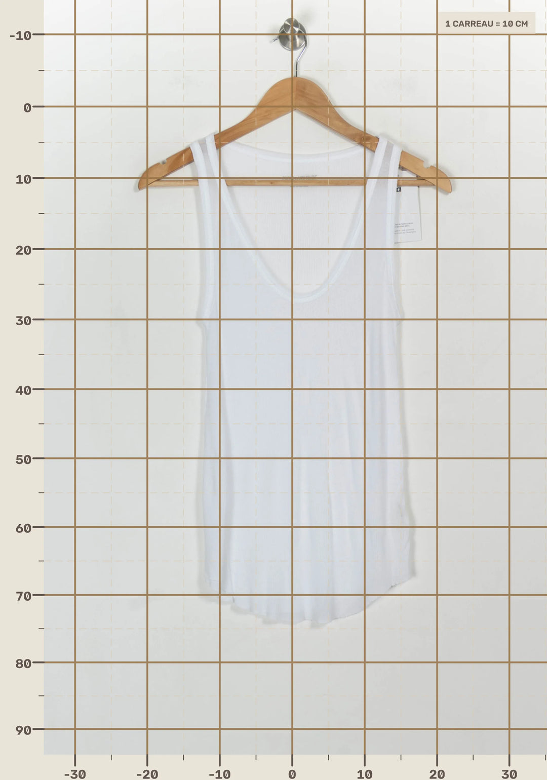 Débardeur Blanc - Taille L/40 de la marque Zadig&amp;Voltaire | PARAD116903 - Vendu par Paradigme - Image 4