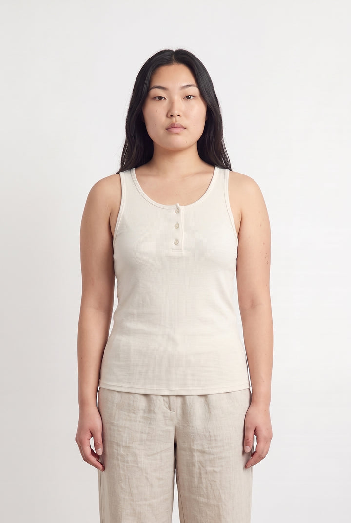Débardeur Blanc - Taille L/40 de la marque American Vintage | PARAD116904 - Vendu par Paradigme - Image 1