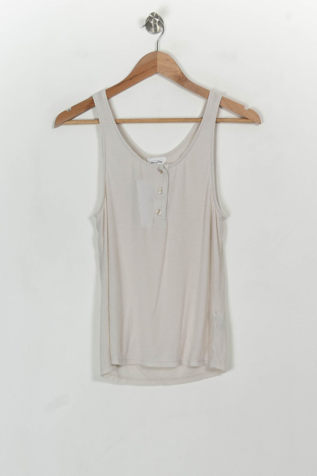Débardeur Blanc - Taille L/40 de la marque American Vintage | PARAD116904 - Vendu par Paradigme - Image 2