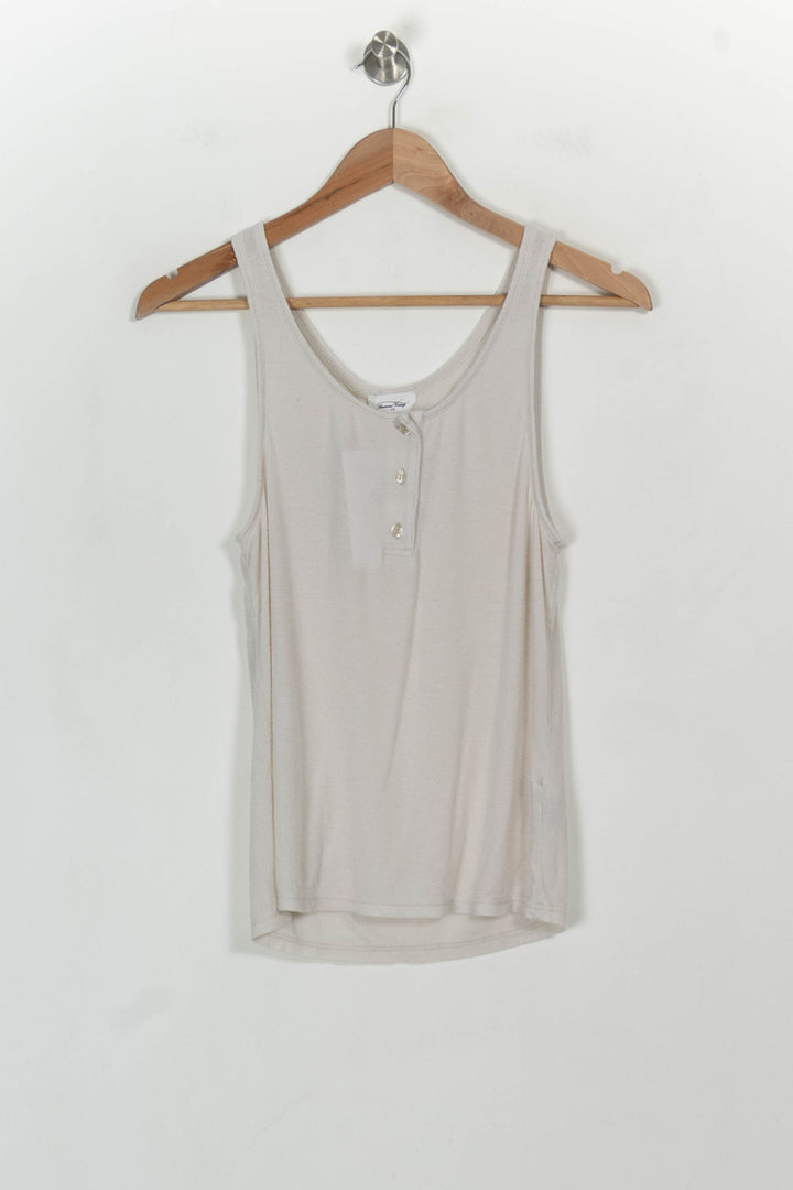 Débardeur Blanc - Taille L/40 de la marque American Vintage | PARAD116904 - Vendu par Paradigme - Image 2
