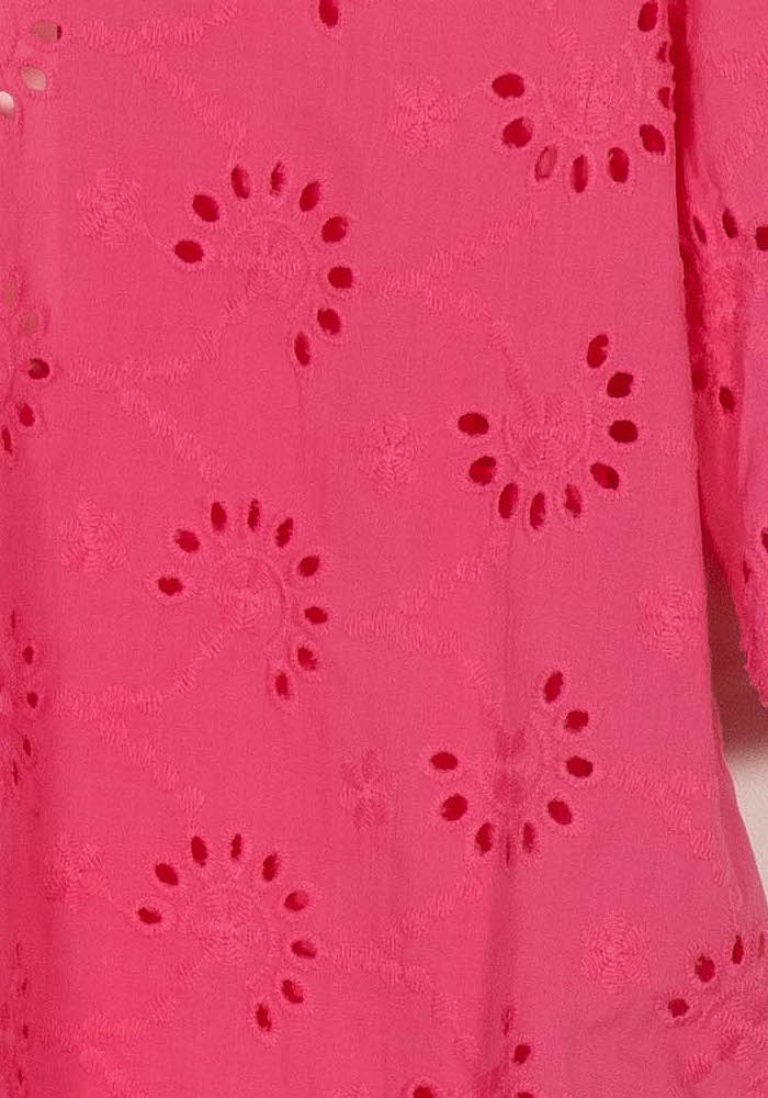 Blouse Brodée Rose - Taille M/38 de la marque Grace &amp; Mila | PARAD116906 - Vendu par Paradigme - Image 3