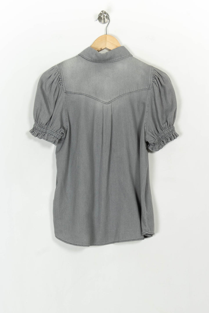Chemisier Gris - Taille S/36 de la marque ba&amp;sh | PARAD116908 - Vendu par Paradigme - Image 5